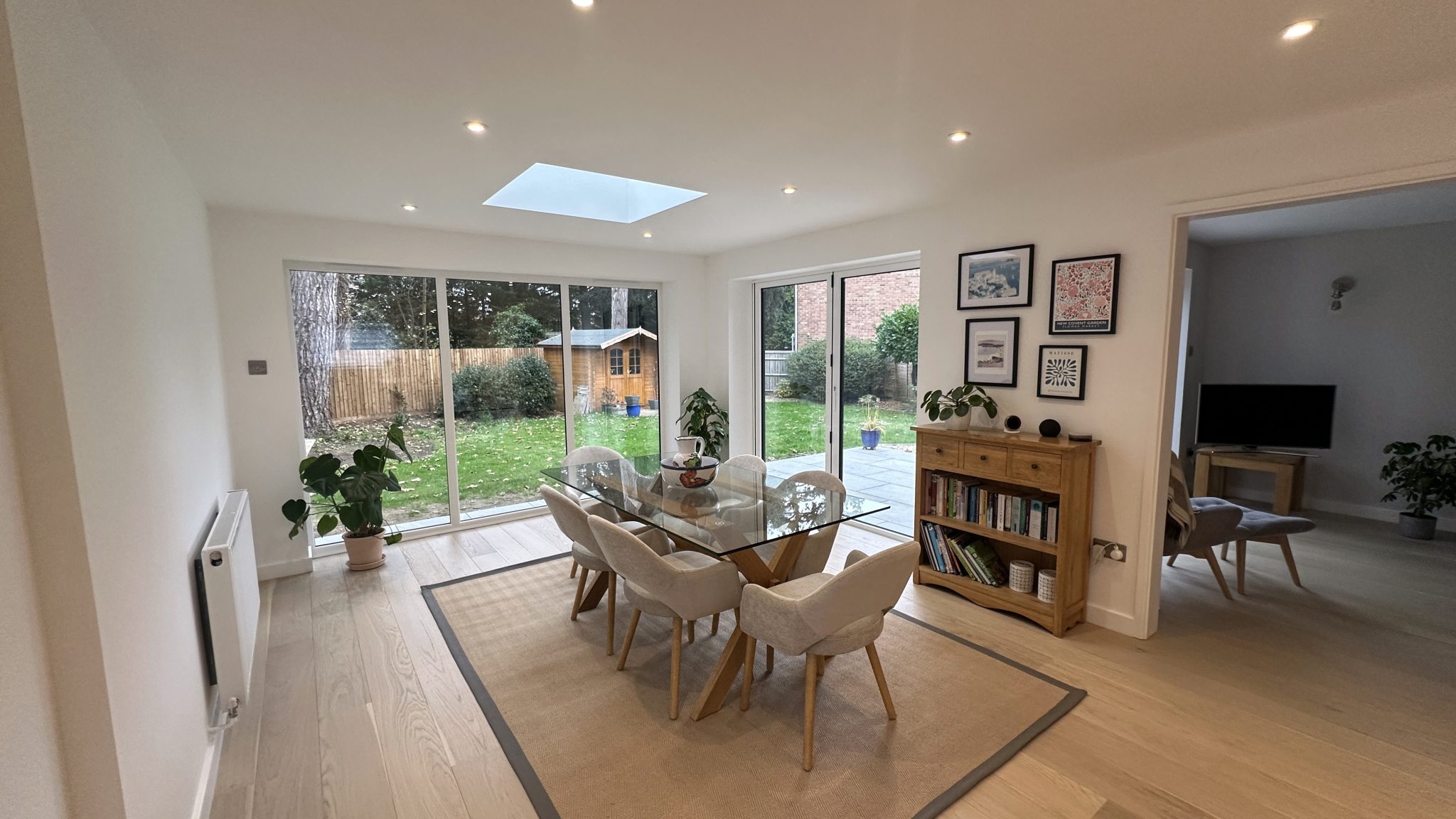 Extension interior finish