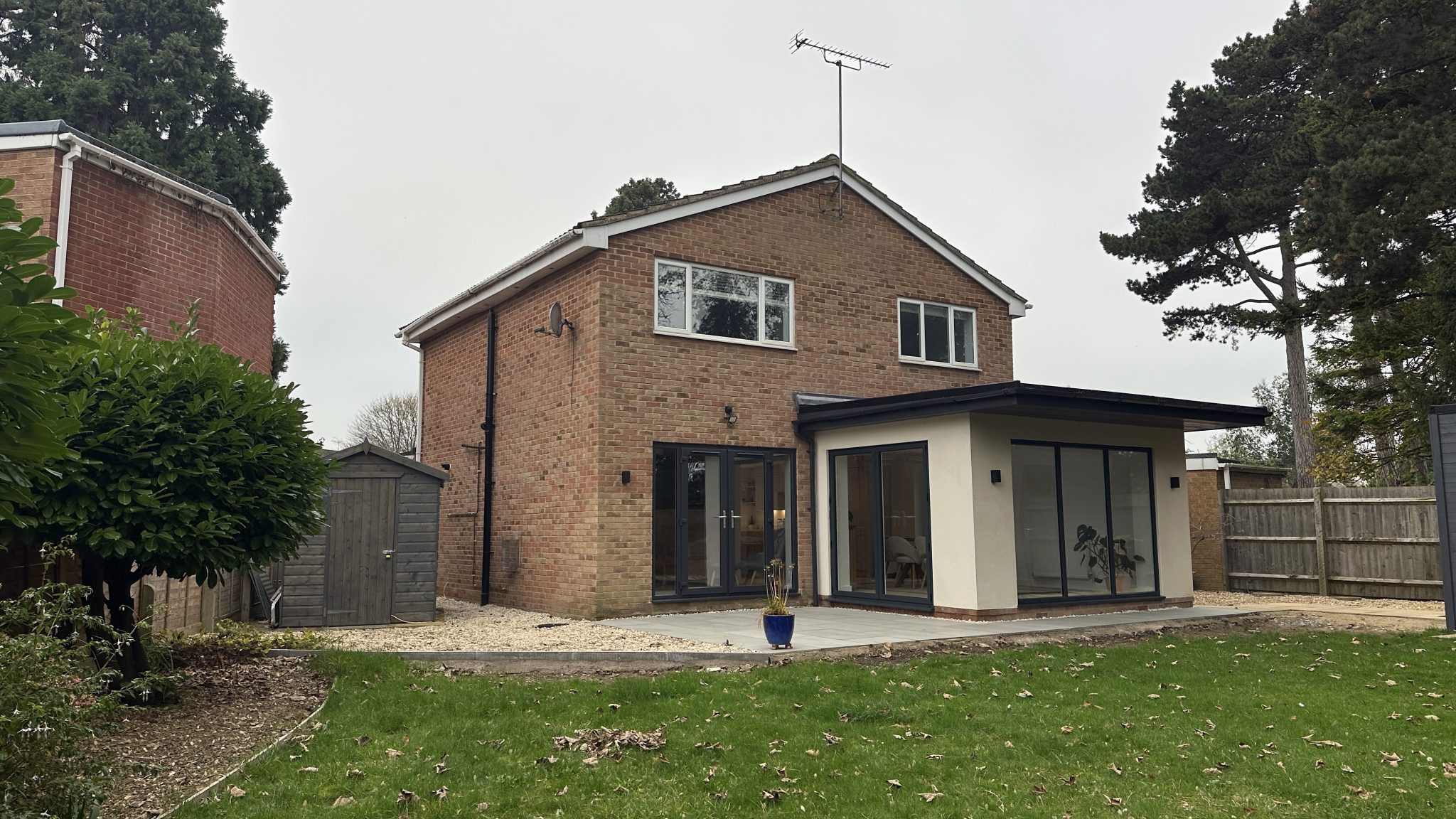 Extension interior finish